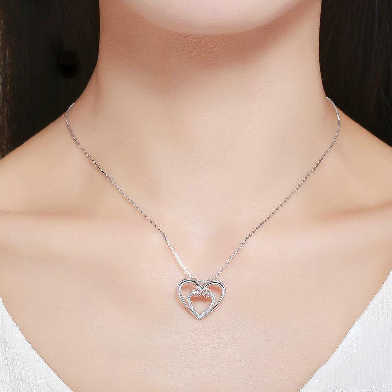 Delicated Heart Necklaces Gold Plated